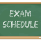 Semester One Exam Schedule